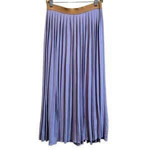 Demylee New York Pleated Elastic Waist Modest Maxi Skirt Women's